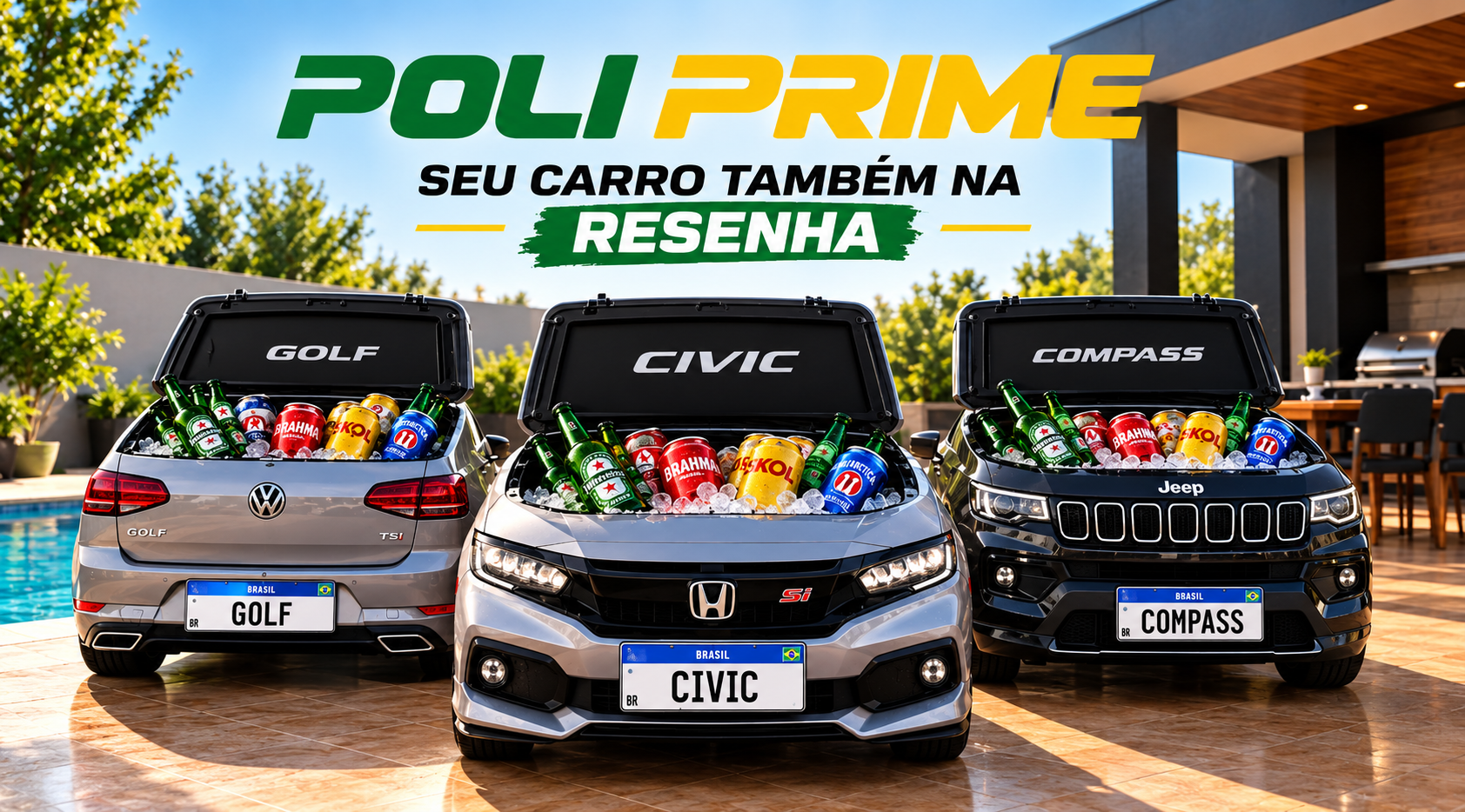 Poli Prime - Seu carro também na resenha